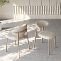 Custom Modern Restaurant Oak Wood Dining Chair Kitchen Restaurant Chair Office Leather Home Coffee Solid Wood Chairs